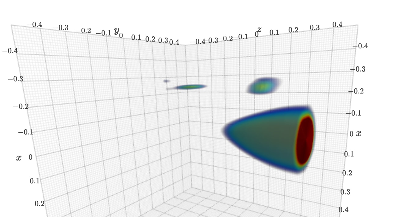 Time-space representation of differences of acquired images detection in pcr