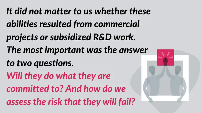 laptop with pink desktop wall paper, text on grant partner / subcontractor experience in the application